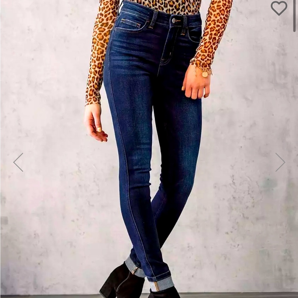 Flying Monkey High Rise Skinny Stretch Jean Size 24